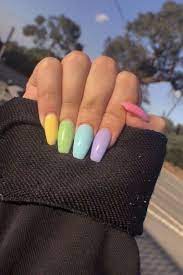 Here are some gorgeous gray nail art design ideas between black and gray nails, pink and grey nails, and gray ombre nails! Summer Nails Ideas Acrylic Nails Nails Acrylic Nails Coffin Short