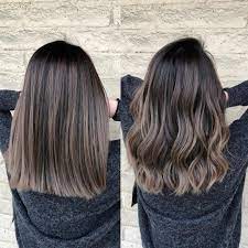 Los Angeles Hairstylist Color On Instagram Ash Brunette Wavy Vs Straight Hair Texture Medium To Coars Sac Rengi Fikirleri Muhtesem Sac Modelleri Golgeli Sac