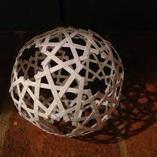 Islamic Star Sphere Pattern Geometria Lampara Love