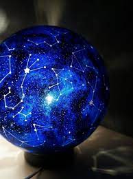 Night Light Sky Sphere 30 Cm Sky Map Star Etsy In 2020 Night Light Star Projector Constellation Lamp
