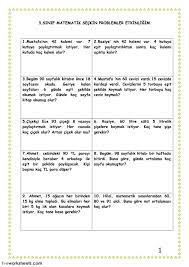 Matematik Interactive And Downloadable Worksheet You Can Do The Exercises Online Or Download The Worksheet As Pdf Turkish School Interactive Online Activities