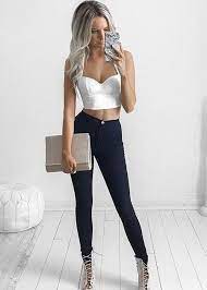 You Will Definetely Want This Chic Outfit Crop Top Outfits Girly Outfits Fashion Afterpay & zip pay, plus free shipping over $50 available for eligible customers. crop top outfits girly outfits fashion