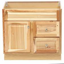 Rustic bathroom vanities come in several different styles so once you find one that you like, you will take a look at these 10 rustic bathroom vanities and consider which one will work best in your rustic. Glacier Bay Hampton 36 In W X 21 In D X 33 5 In H Bathroom Vanity Cabinet Only In Natural Hickory Hnhk36dy The Home Depot