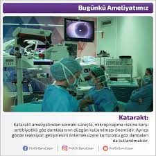 Katarakt Ameliyatindan Sonraki Surecte Mikrop Kapma Riskine Karsi Antibiyotikli Goz Damlalarinin Duzgun Kullanilmasi Onemlidir Ayrica Gozd Bilgi Tintin Danca