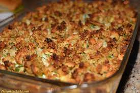 Chicken And Stuffing Casserole The Cookin Chicks Recipe Stuffing Casserole Stuffing Recipes Chicken Stuffing Casserole