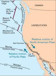 Westcoast Gif 286 387 Pixels Subduction Zone Plate Tectonics San Andreas Fault