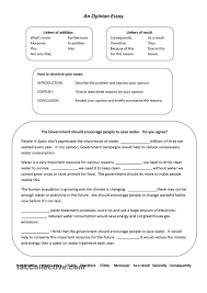 How To Write An Opinion Essay Opinion Essay Essay Paragraph Writing Worksheets