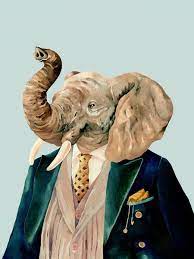 Elephant Art Print By Animal Crew Society6 Elephant Print Art Elephant Poster Elephant Art