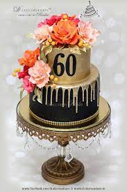 A 60th birthday is, without a doubt, one of the big ones. Gold Dripping Cake 60th Birthday Cake For Mom 60th Birthday Cakes 60th Birthday Cake For Ladies