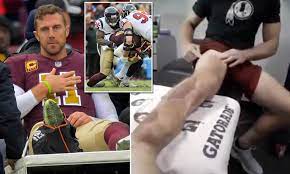 We certainly hope that allen's is not as severe as the one that kept smith out update 1:57 p.m. Redskins Alex Smith Reveals Arduous Comeback Journey From His Gruesome 2018 Leg Fracture Daily Mail Online