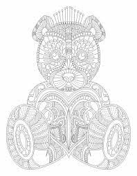 Teddy Bear Abstract Doodle Zentangle Coloring Pages Colouring Adult Detailed Advanced Printable K Adult Coloring Pages Adult Coloring Book Pages Coloring Pages
