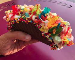 This Rolled Ice Cream Shop In Georgia Has The Most Delicious Desserts With Insane Toppings Desserts Dessert Taco Gourmet Ice Cream