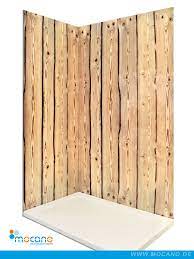 holzoptik in der badgestaltung mit einer duschruckwand duschruckwand holzoptik dusche