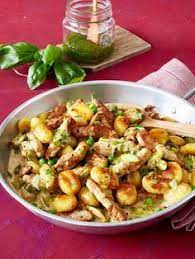 Gnocchipfanne Mit Schnitzelstreifen Rezept Lecker Rezept Rezepte Einfache Gerichte Kochrezepte