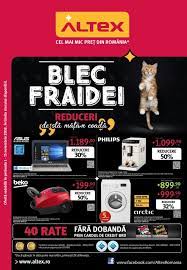 Altex are in aceasta dimineata o sesiune de reduceri din campania „blec fraidei, probabil nu este evenimentul cel mare, insa sunt reduceri mari si poate gasiti ceva ce va place. Catalog De Reduceri Altex Black Friday 2018 Idevice Ro
