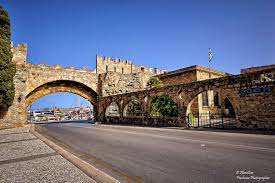 Gate Of The Arsenal Rhodes Old Town The Island Of Rhodes Greece Greece Ancient Cities Island