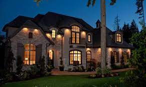 Upon entering, you'll be greeted with the welcoming covered front porch, an ideal spot for the opposite side features the private master suite, laundry room, and mudroom (with lockers!). French Country Manor Home Bunch Interior Design Luxury House Plans 100311