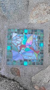 Mosaic Embedded In Stone Patio Mosaic Garden Art Mosaic Walkway Mosaic Garden