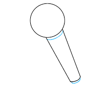 How To Draw A Microphone Really Easy Drawing Tutorial Drawing Tutorial Easy Easy Drawings Drawing Tutorial