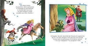 La belle au bois dormant, imprimant son univers fantastique onirique et chevaleresque. Disney Princesses La Belle Au Bois Dormant Mon Histoire Du Soir Aurore Et Le Gentil Dragon Walt Disney Broche Achat Livre Fnac