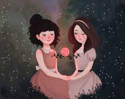 Check Out This Behance Project Sisters Https Www Behance Net Gallery 62310003 Sisters Girls Cartoon Art Sisters Drawing Cute Sister Pictures