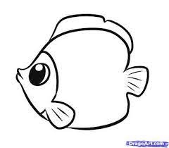 Easy To Draw Fish How To Draw A Simple Fish Step 5 Fish Drawings Drawn Fish Fish Sketch