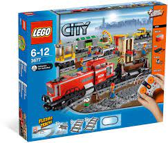 Lego City Red Cargo Train 3677 New Factory Sealed In Box Lego City Lego City Train Lego City Sets
