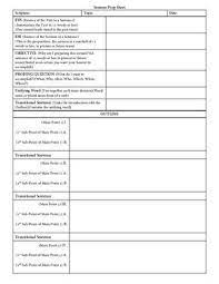 The sermon preparation worksheet is an excellent tool to use for weekly sermon planning. Sermon Prep Sheet Scripture Topic Date Ets Essence Of The Text In A Sentence Summarizes The Text In 15 Words Or Less