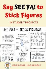 Say No To Stick Figures In Student Projects David Rickert Student Project Ela Writing Growth Mindset Activities