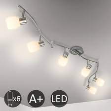 Deckenstrahler online kaufen otto.de einbaustrahler & aufbaustrahler deckenstrahler mit led.einladendes licht im flur. Led Deckenleuchte 6 Flammig Eofiti Real De