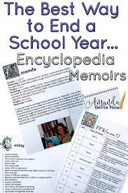 The Best Way To End A School Year An Engaging Project Called Encyclopedia Memoirs Middle School Writing Activities Teaching Writing Middle School Activities