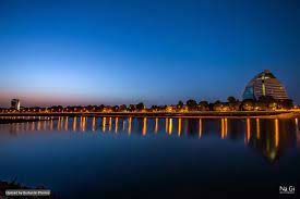 Nile Street At Night Khartoum شارع النيل ليلا الخرطوم السودان By Na Gi Sudan Khartoum Nile Night Capital Sydney Opera House Opera House Photo
