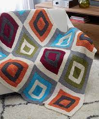 Color Blocks Knit Throw Knitted Throw Patterns Knitted Blanket Squares Knitted Blankets