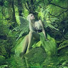 Green Angel Of The Forest Fairy Images Fantasy Photography Fantasy Fairy