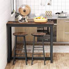 Shop our small kitchen tables selection from the world's finest dealers on 1stdibs. Tribesigns 3 Piezas Juego De Mesa Pub Barra De Cocina Mesa Y Taburetes Nos Ebay