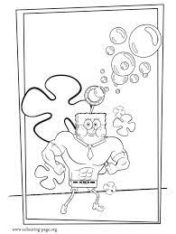 The Spongebob Spongebob Squarepants As Invincibubble Coloring Page Spongebob Drawings Superhero Coloring Pages Coloring Pages