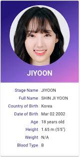 Shin Jiyoon Weeekly Profile Kpop Profiles Facts Profile