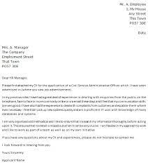 Civil Service Jobs Cover Letter Example Learnist Org
