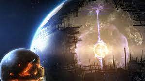 Dyson Sphere Is A Hypothetical L Megastructure That Completely Encompasses A Star And Captures Most Or All Of Its Power Outp Kardashev Scale Alien Astronomy