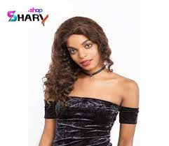 باروكة شعر طبيعى ويفى متوسط الخشونه Human Wigs Short Bob Wigs Long Wigs