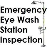Eye wash station checklist +spreadsheet : Eye Wash Station Inspection Checklist Safetyculture