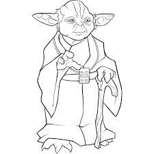 Yoda Coloring Pages Best Coloring Pages For Kids Star Wars Drawings Yoda Drawing Star Wars Colors