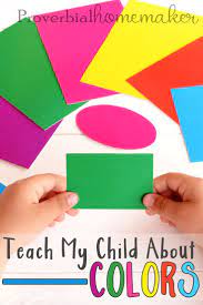 Teach My Child About Colors Proverbial Homemaker Homeschool Preschool Activities Teaching Toddlers Preschool Learning Activities