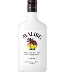 Malibu is a coconut flavored liqueur, made with caribbean rum, and possessing an alcohol content by volume of 21.0 % (42 proof). Malibu Coconut Rum With Coconut Liqueur Minibar Delivery