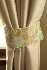 Seashells bathroom single or double shower curtains tie back hooks. Homemade Ginger How To Make Curtain Tie Backs Curtain Tie Backs Diy How To Make Curtains Diy Curtains