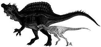 Spinosaurus Size Compared With A Rugops Prehistoric Animals Ancient Animals Spinosaurus