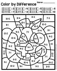 Color By Number Halloween Addition Subtraction Practice By Amanda Garcia Halloween Math Activities Halloween Math Worksheets Halloween Worksheets