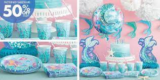Mermaid Party Supplies Mermaid Party Party City Mermaid Party Supplies Mermaid Birthday Decorations 1st Birthday Party Supplies