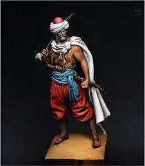Soldato Ottomano Kalioncu Janissaries Warriors Illustration Ottoman Empire