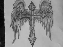 Typical fallen angel tattoos usually picture an angel with a menacing look, torn wings and. Crosses With Angel Wings Carinewbi